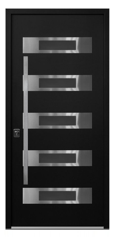 S5 Black Exterior Door