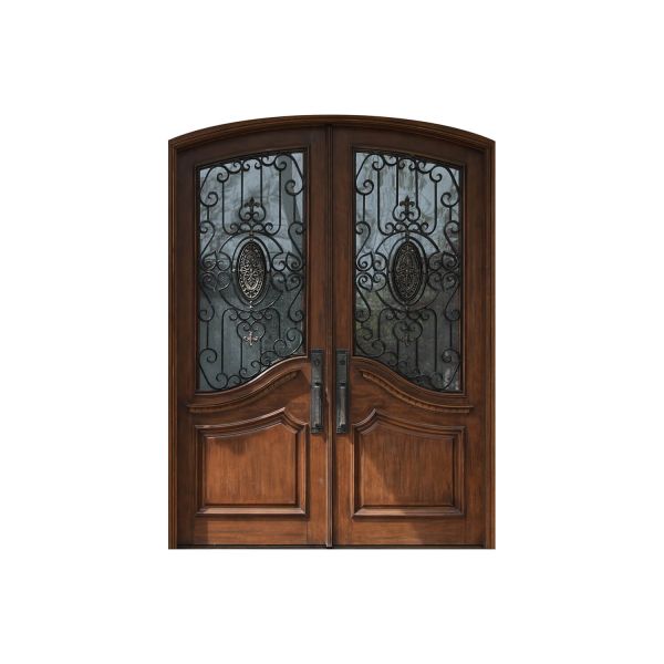Nova Royal Series Wrought Iron Custom Exterior Door Style 005